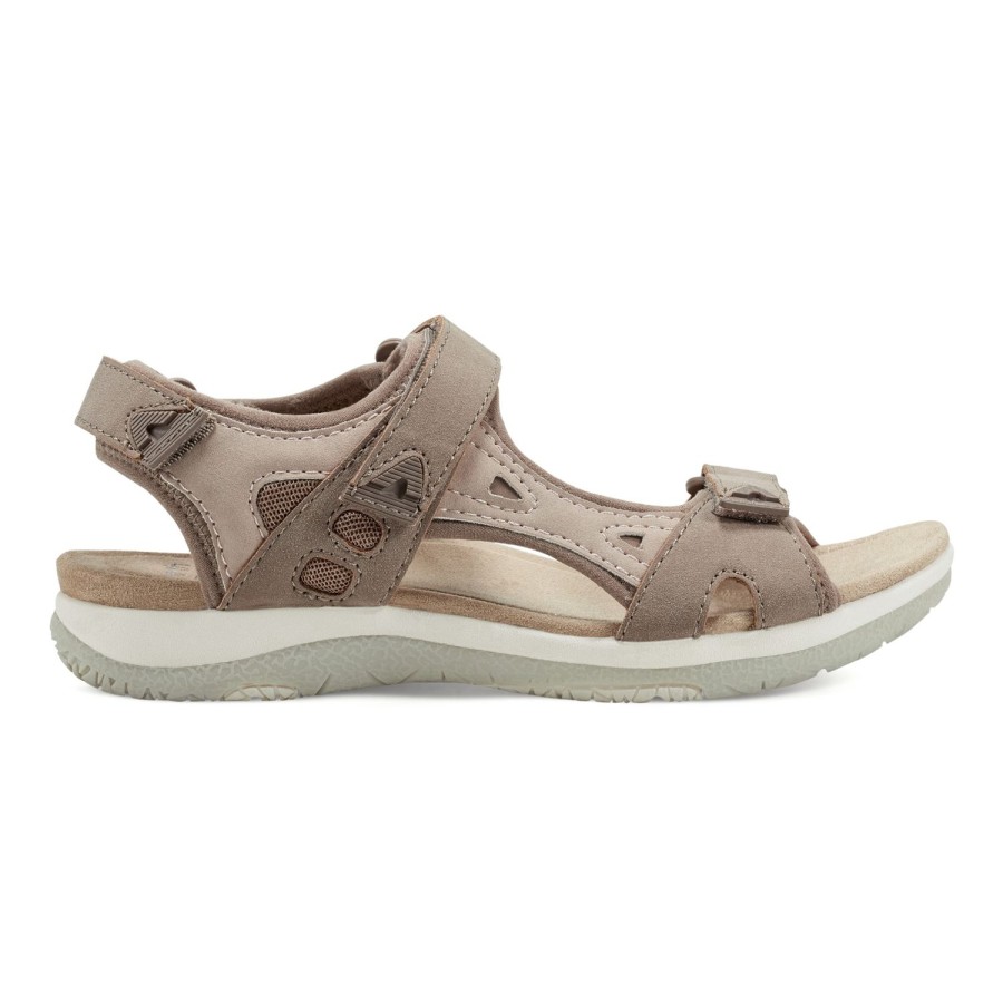 Casual Earth Shoes | Skylar Round Toe Lightweight Casual Flat Sandals Light Pink